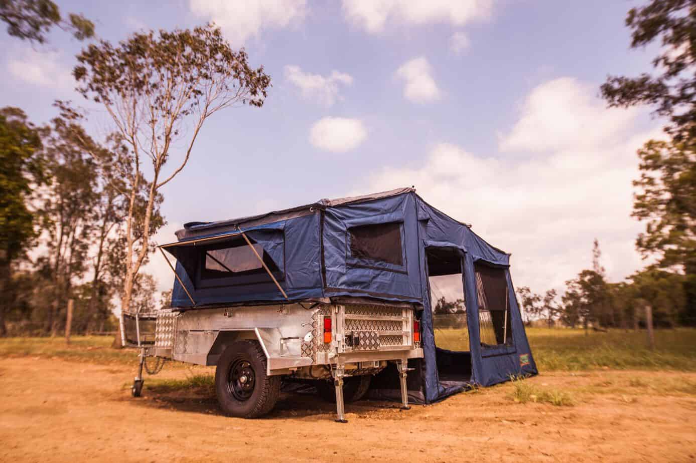 Travel limitations on a camper trailer